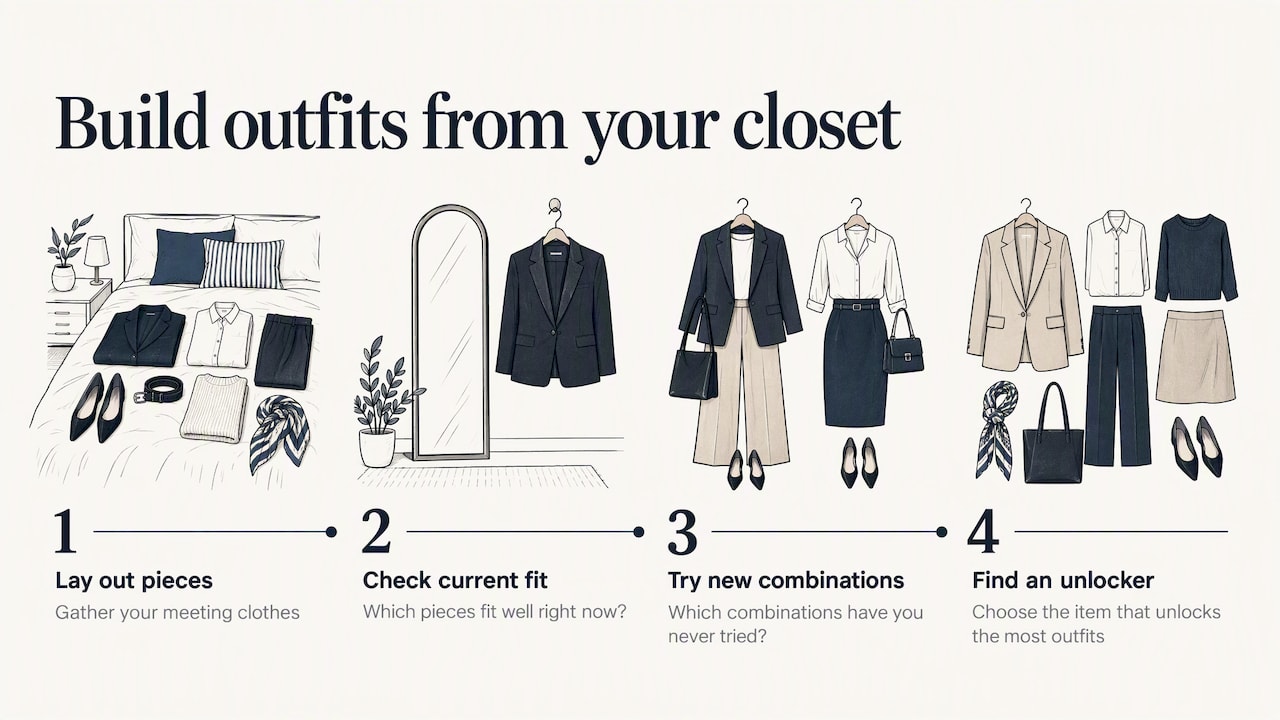 Our perspective: build the system, not the outfit — overview diagram